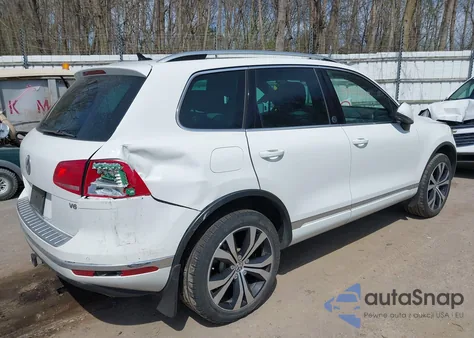 2017 Volkswagen Touareg V6 Wolfsburg Edition from USA, damaged, VIN WVGRF7BP8HD005505
